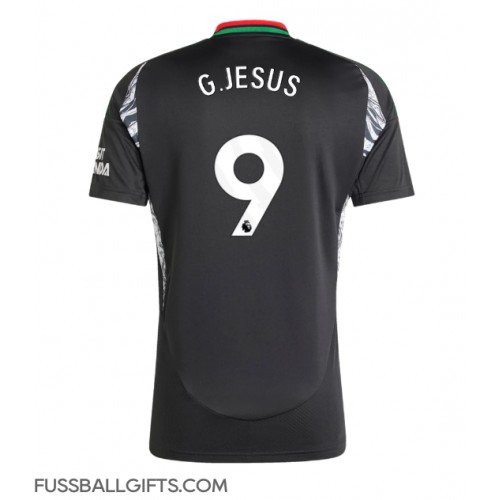 Arsenal Gabriel Jesus #9 Fußballbekleidung Auswärtstrikot 2024-25 Kurzarm